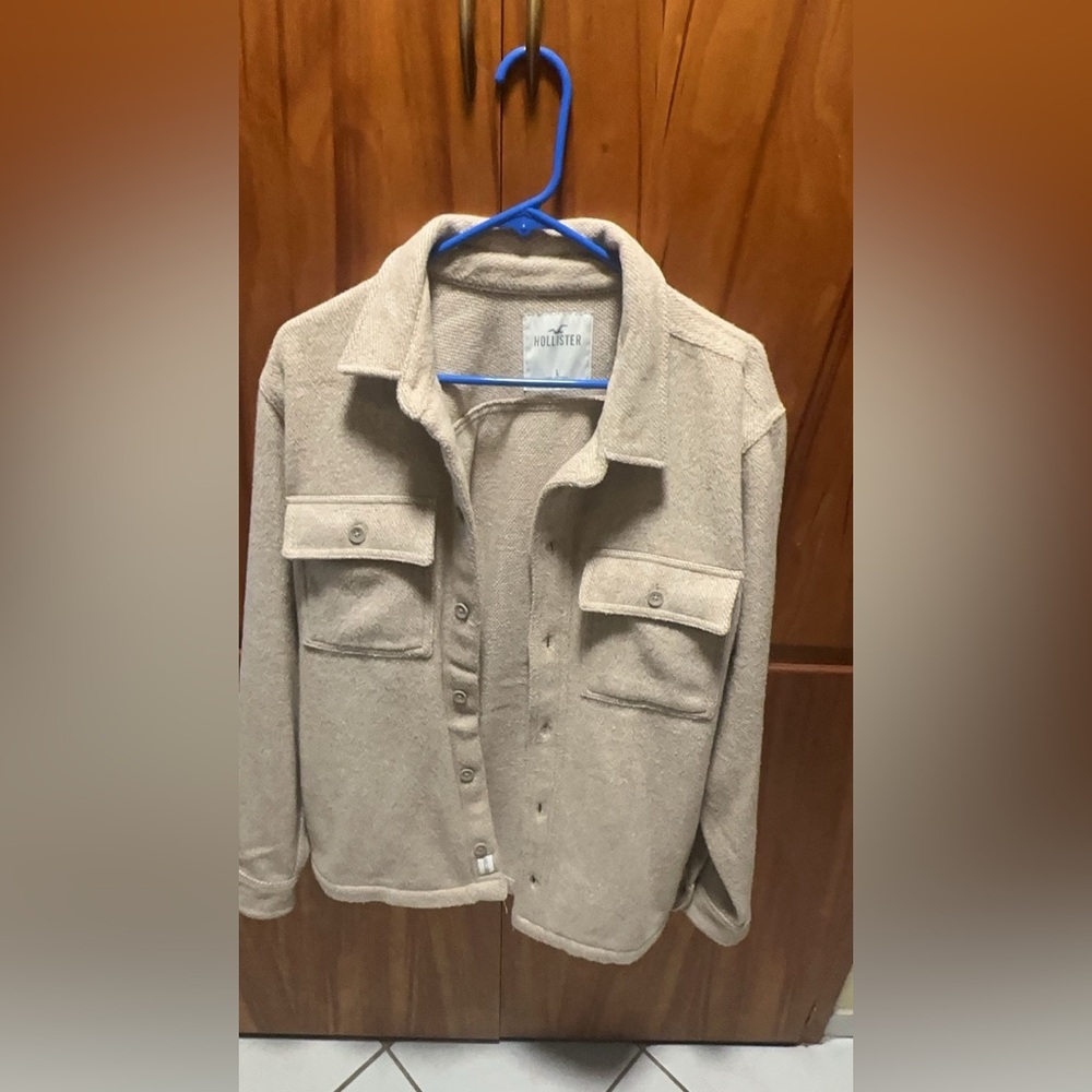 Hollister flannel jacket (L)